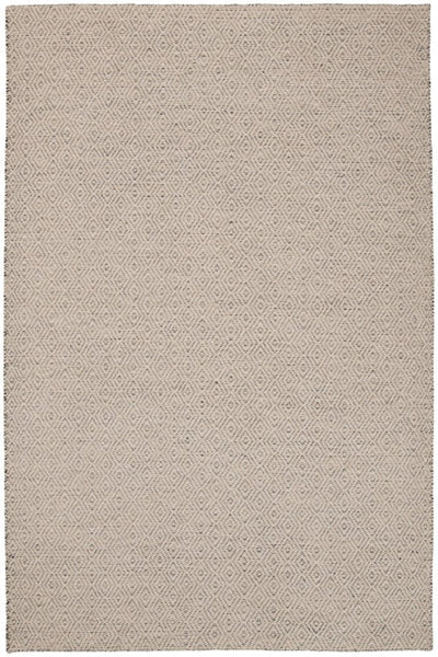 GREY GEOMETRIC HAND WOVEN DHURRIE