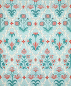 BLUE MULTICOLOR KILIM HAND WOVEN DHURRIE by Imperial Knots - Image 1