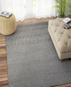 GREY LOOP HAND KNOTTED CARPET