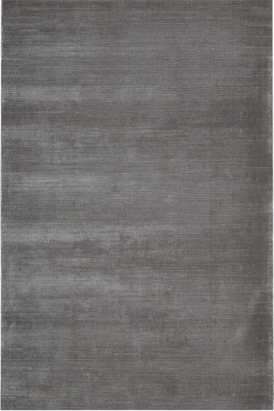 GREY SOLID HAND KNOTTED CARPET