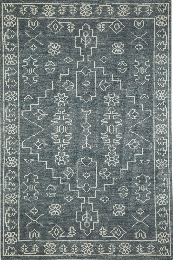 GREY TRADITIONAL HAND KNOTTED CARPET