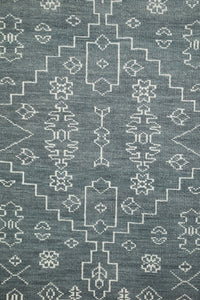 GREY TRADITIONAL HAND KNOTTED CARPET by Imperial Knots - Image 3