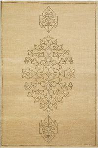 BEIGE TRADITIONAL HAND KNOTTED CARPET by Imperial Knots - Image 2