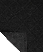 BLACK GEOMETRIC HAND WOVEN DHURRIE by Imperial Knots - Image 4