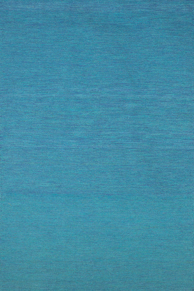 BLUE SOLID HAND WOVEN DHURRIE