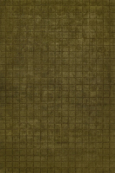 SAGE GREEN EMBOSSED HAND KNOTTED RUG