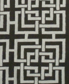 BLACK AND WHITE GREEK KEY HAND WOVEN DHURRIE by Imperial Knots - Image 2