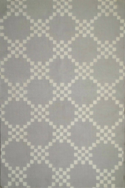 GREY LINKS HAND WOVEN DHURRIE