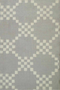 GREY LINKS HAND WOVEN DHURRIE by Imperial Knots - Image 2