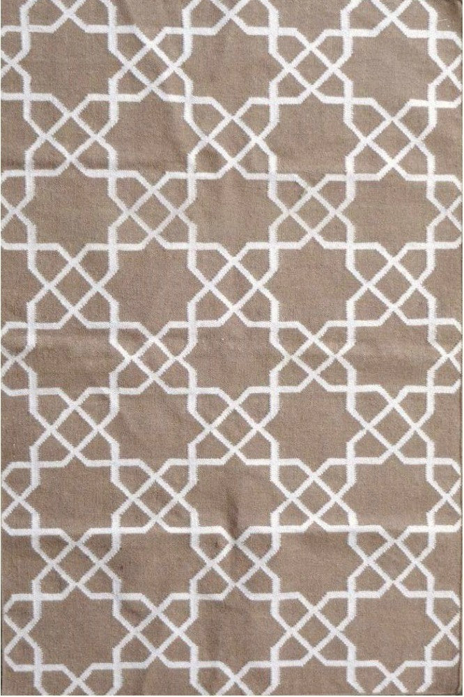 GREY STAR HAND WOVEN DHURRIE