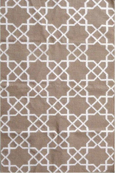 GREY STAR HAND WOVEN DHURRIE