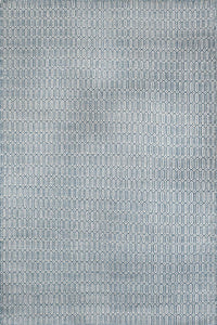 DARK GREEN GEOMETRIC HAND WOVEN DHURRIE by Imperial Knots - Image 1