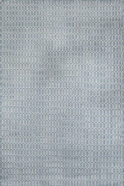 DARK GREEN GEOMETRIC HAND WOVEN DHURRIE