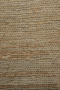 NATURAL SOLID JUTE HAND WOVEN DHURRIE by Imperial Knots - Image 3