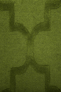 GREEN MOROCCAN HAND TUFTED CARPET by Imperial Knots - Image 3