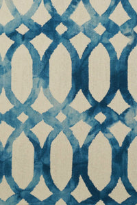 IVORY BLUE DIP DYED LOOPS HAND TUFTED CARPET by Imperial Knots - Image 3