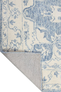 BLUE PERSIAN HAND TUFTED CARPET by Imperial Knots - Image 4