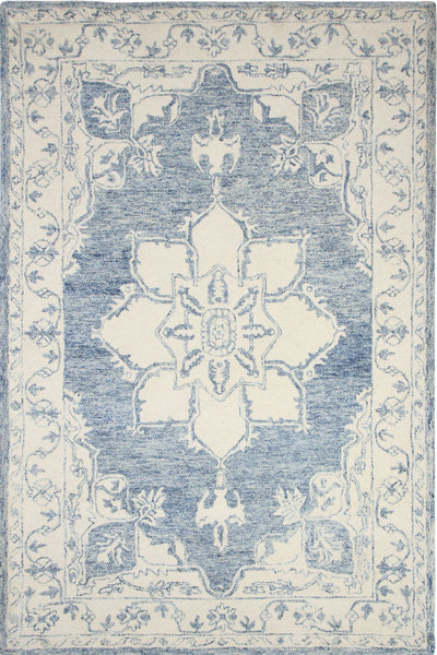 BLUE PERSIAN HAND TUFTED CARPET