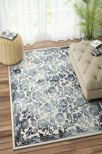 BLUE DIP DYED HAND TUFTED CARPET by Imperial Knots - Image 2