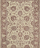 BROWN AND IVORY PERSIAN HAND TUFTED CARPET