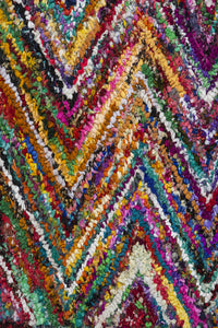 MULTICOLOR CHINDI HAND TUFTED CARPET by Imperial Knots - Image 3