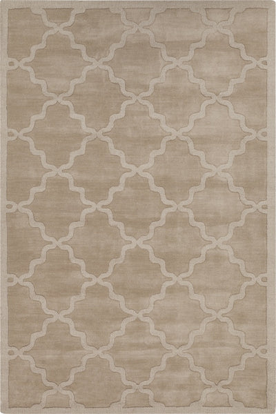 BEIGE MOROCCAN HAND KNOTTED CARPET