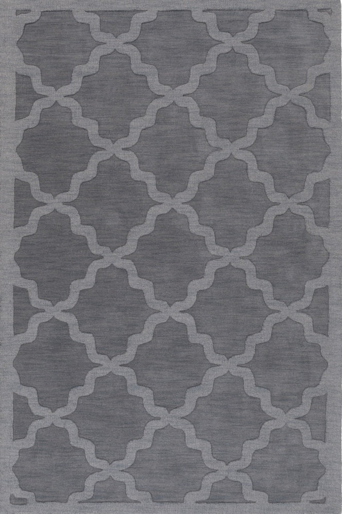 GREY MOROCCAN HAND KNOTTED CARPET