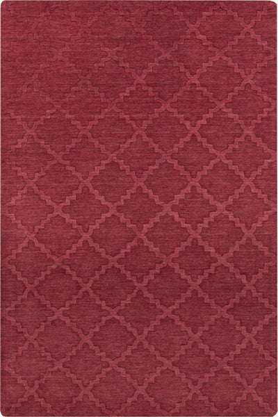RED MOROCCAN HAND KNOTTED CARPET