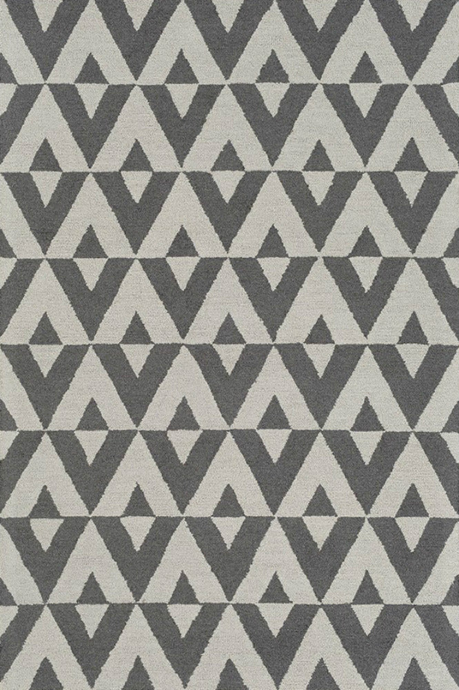 GREY TRELLIS HAND WOVEN DHURRIE