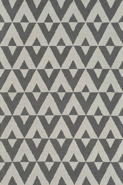 GREY TRELLIS HAND WOVEN DHURRIE