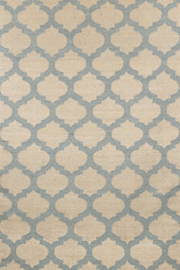 BEIGE MOROCCAN HAND WOVEN DHURRIE by Imperial Knots - Image 1