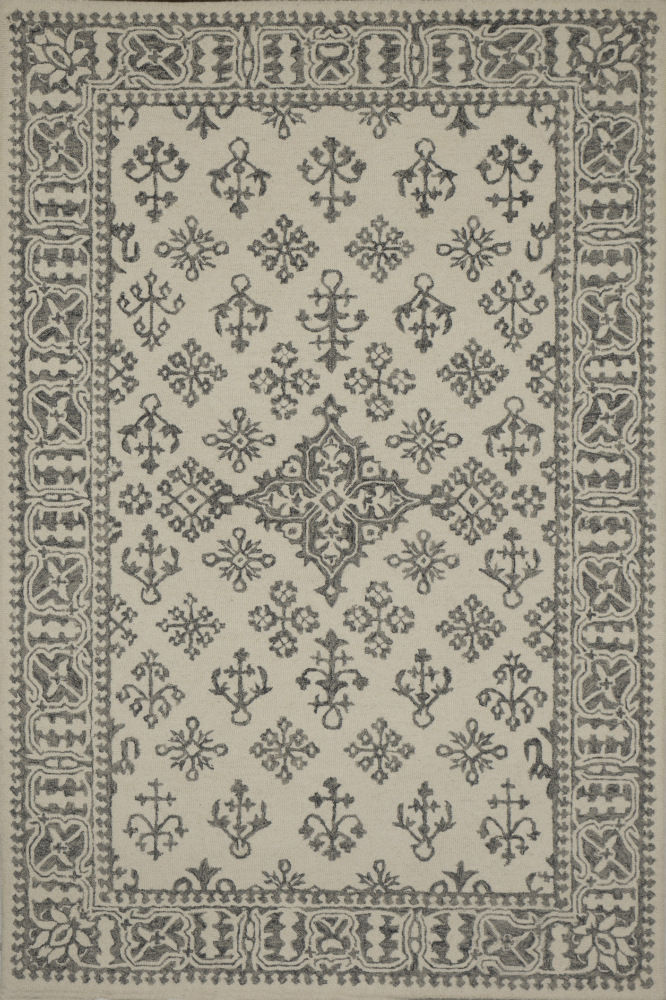 GREY PERSIAN TRADITIONAL HAND TUFTED CARPET