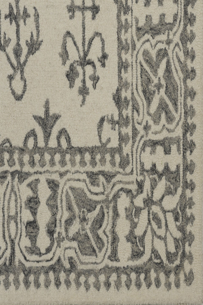 GREY PERSIAN TRADITIONAL HAND TUFTED CARPET