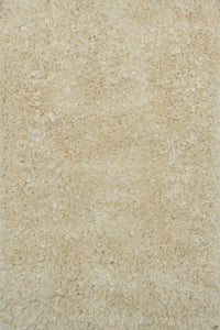 IVORY SHAGGY HAND MADE CARPET by Imperial Knots - Image 1