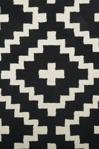 BLACK AND WHITE PIXEL HAND TUFTED CARPET by Imperial Knots - Image 3