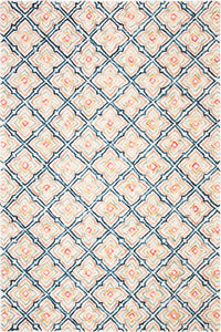 MULTICOLOR GEOMETRIC HAND TUFTED CARPET by Imperial Knots - Image 1