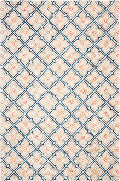 MULTICOLOR GEOMETRIC HAND TUFTED CARPET