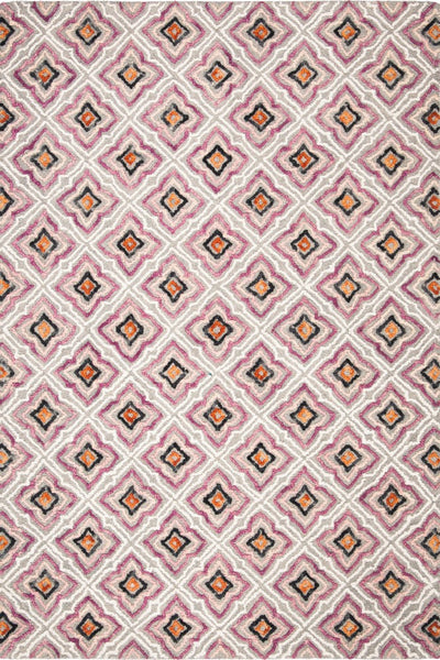 MULTICOLOR GEOMETRIC HAND TUFTED CARPET
