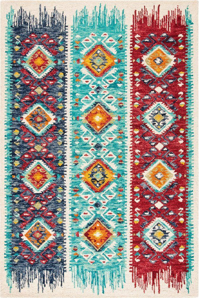MULTICOLOR TRADITIONAL HAND TUFTED CARPET