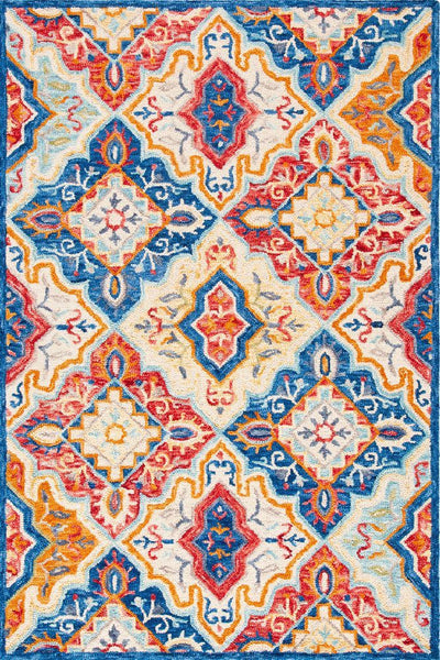 MULTICOLOR TRADITIONAL HAND TUFTED CARPET