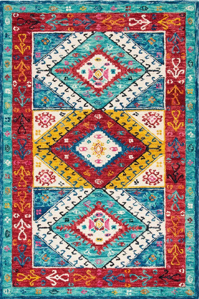 MULTICOLOR TRADITIONAL HAND TUFTED CARPET