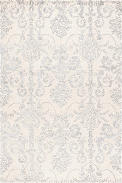 GREY IVORY BESPOKE HAND TUFTED RUG