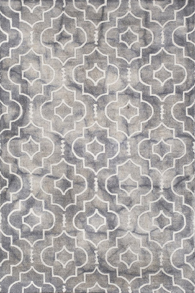 GREY DIP DYED MOROCCAN HAND TUFTED CARPET