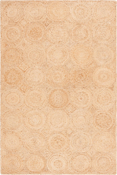 NATURAL GEOMETRIC JUTE HAND WOVEN DHURRIE