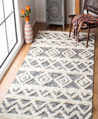 IVORY AND BLACK KILIM HAND WOVEN DHURRIE by Imperial Knots - Image 2