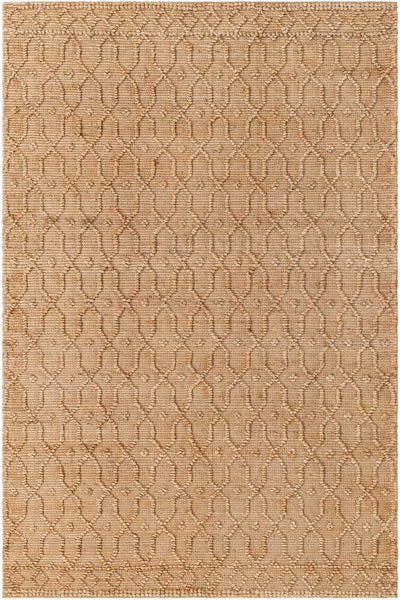 NATURAL TRELLIS HAND WOVEN JUTE RUG