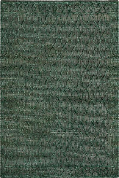 GREEN TRELLIS HAND WOVEN JUTE RUG