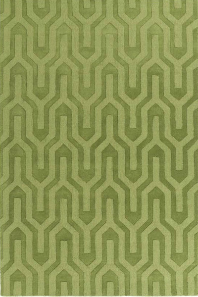 GREEN MODERN HAND TUFTED CARPET