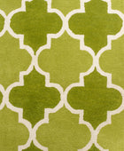 GREEN MOROCCAN HAND TUFTED CARPET