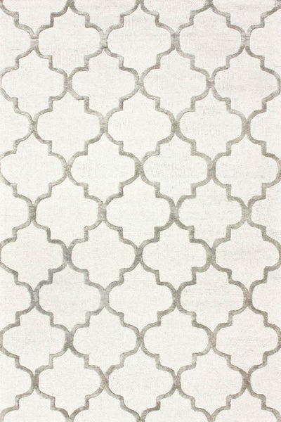 IVORY MOROCCAN HAND TUFTED CARPET
